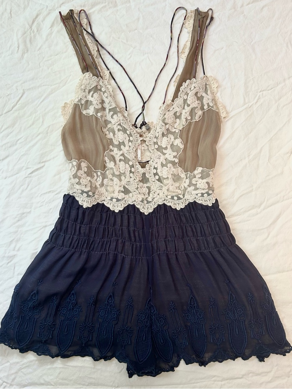 Free People Sun Kisses Romper Size 8